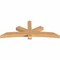 Ekena Millwork Alberta Smooth Timber Gable Bracket, Western Red Cedar, 84"W x 31"H x 5 1/2"D x 5 1/2"F, 9/12 Pitch GBW084X31X0606ALB00SWR - alternate 3